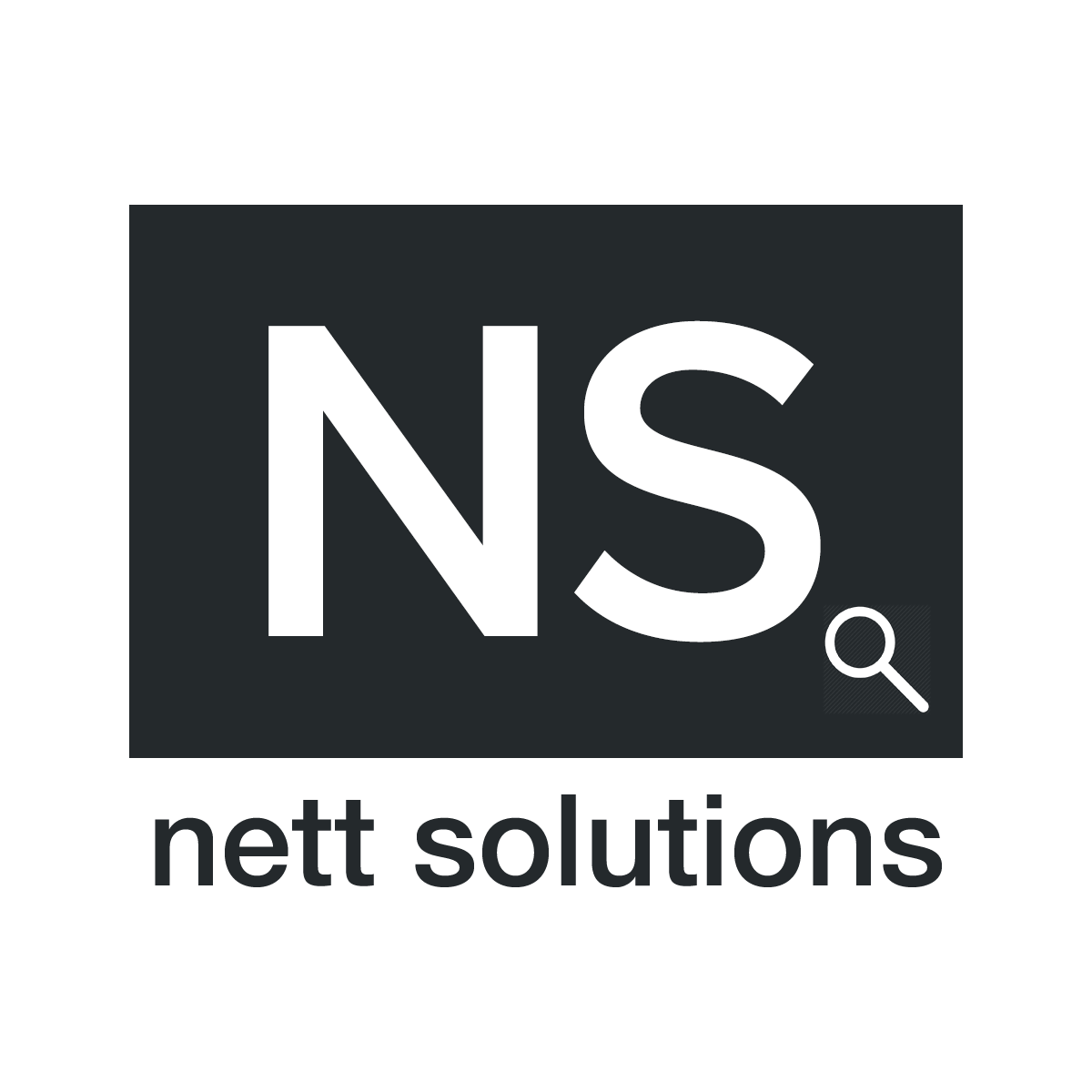 nett solutions logo black